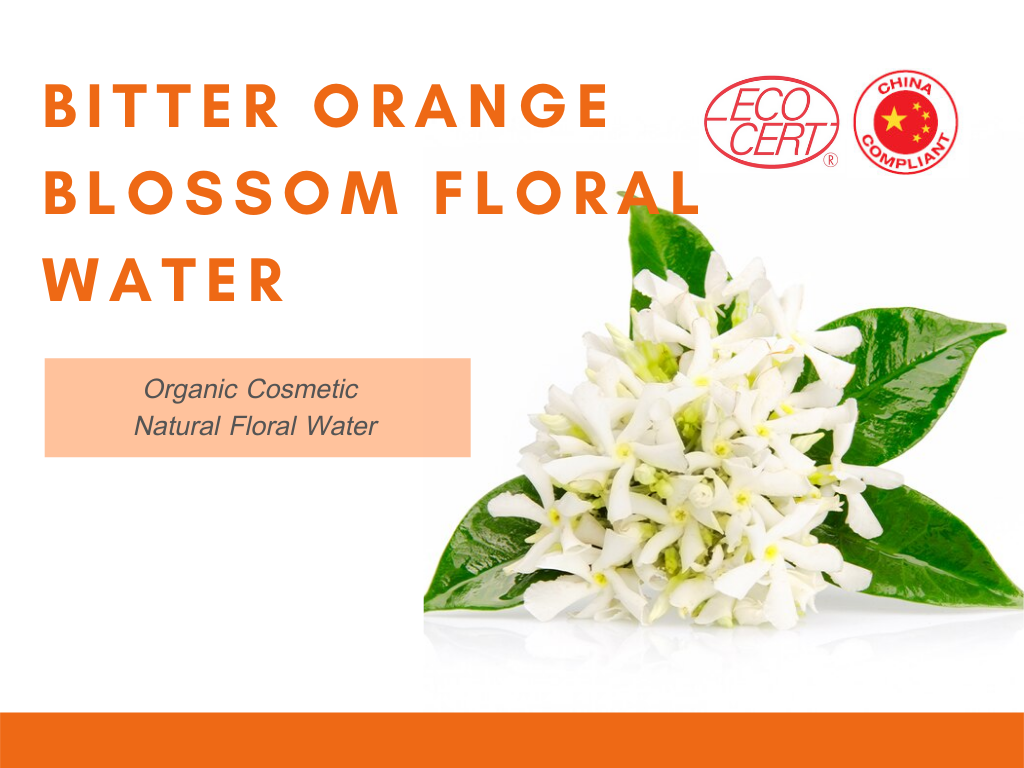 Bitter Orange Blossom Floral Water น้ำดอกส้มออแกนิค(Organic) อุดมด้วยสารต้านอนุมูลอิสระป้องกันการเกิด ฝ้ากระ จุดด่างดำ 